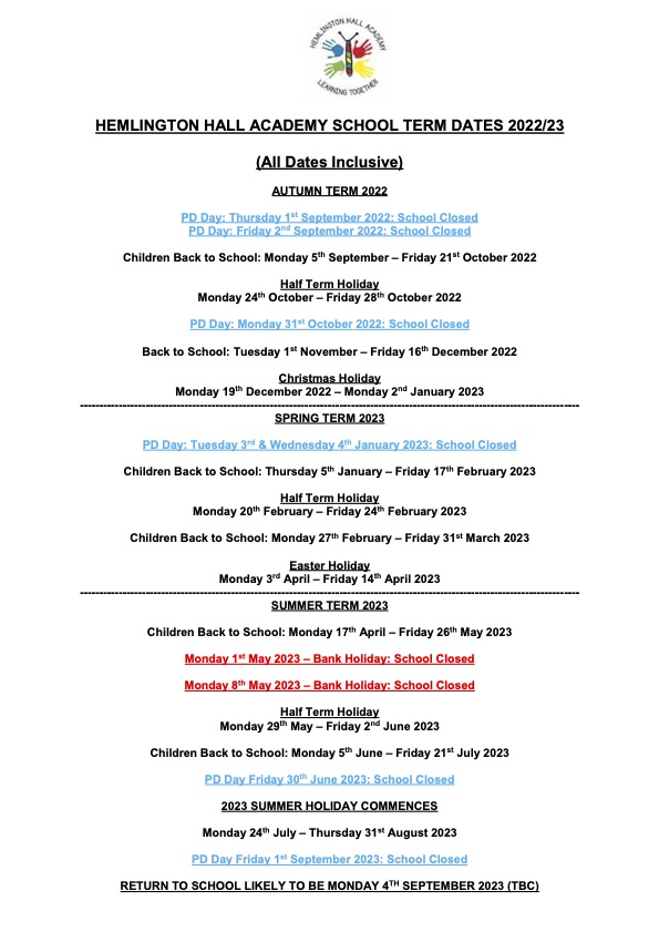 school-term-dates-and-holidays-hemlington-hall-academy
